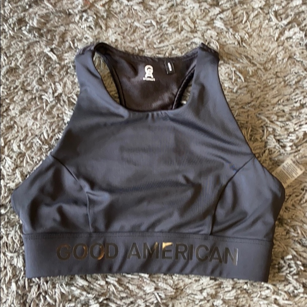 Good American core power sports bra.